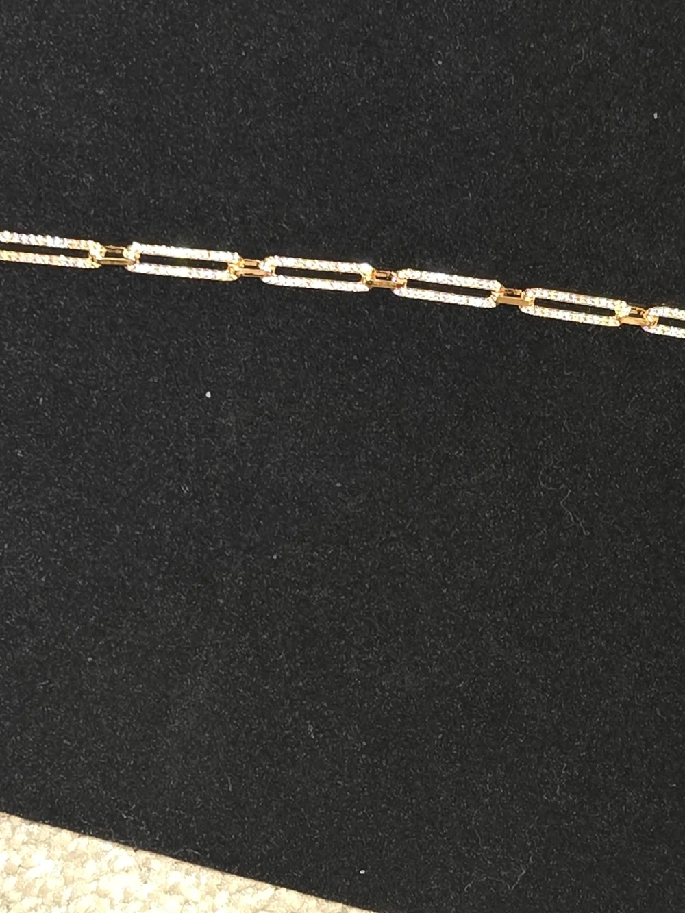 22kgp Dubai Gold Pavé Link Bracelet - Women's Jewelry
